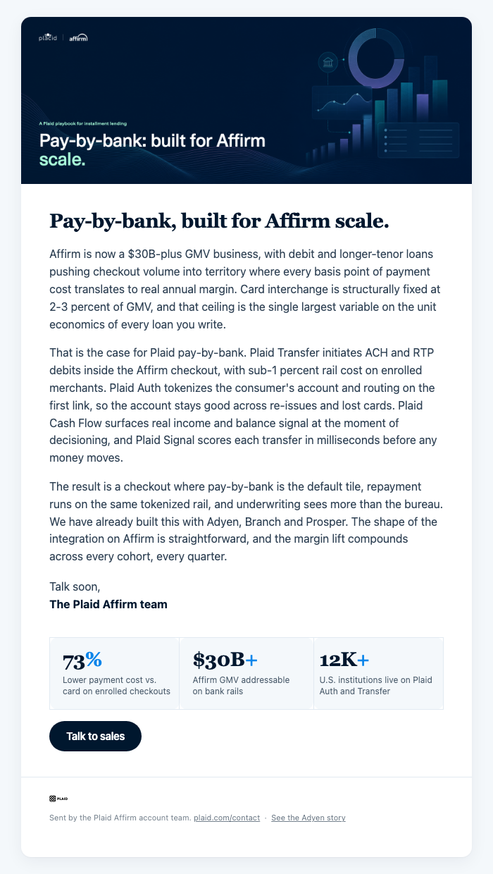 Nurture email sequence